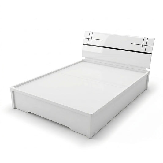 Double Size Bedroom Set with Storage Bed & Sliding Door Wardrobe Model: P002
