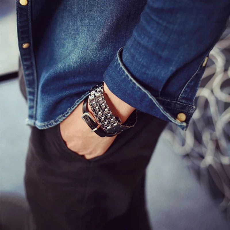 Digital LED Display Bracelet Watch.