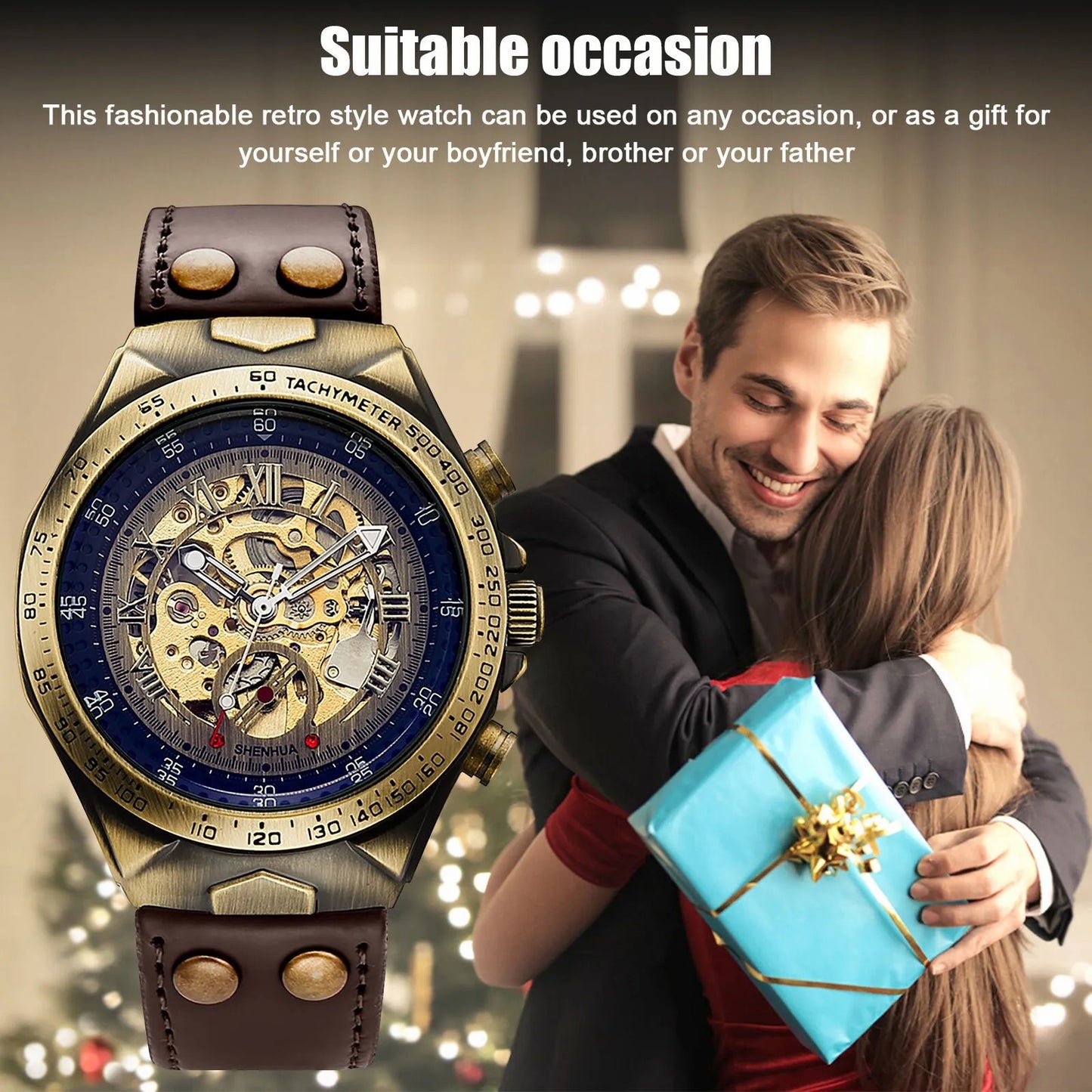 Automatic Mechanical Luxury Men's Watch.