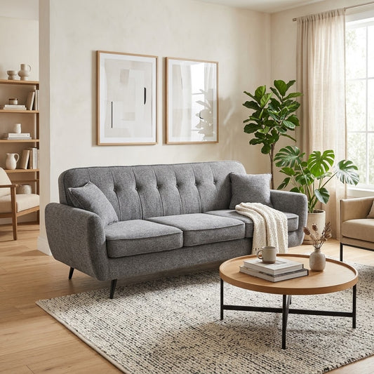 3 Seater Sofa Model: YA330 Colour: Grey