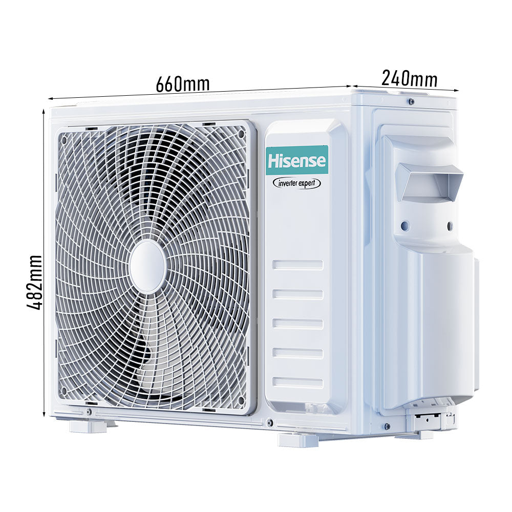 Hisense 5-Star Energy Saving 10000 BTU WiFi Smart Inverter AC