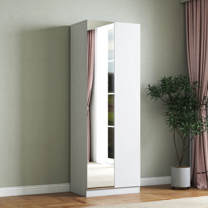 Wardrobe 2 Door WD2D-OFW (Mirror) Model: A1400-M