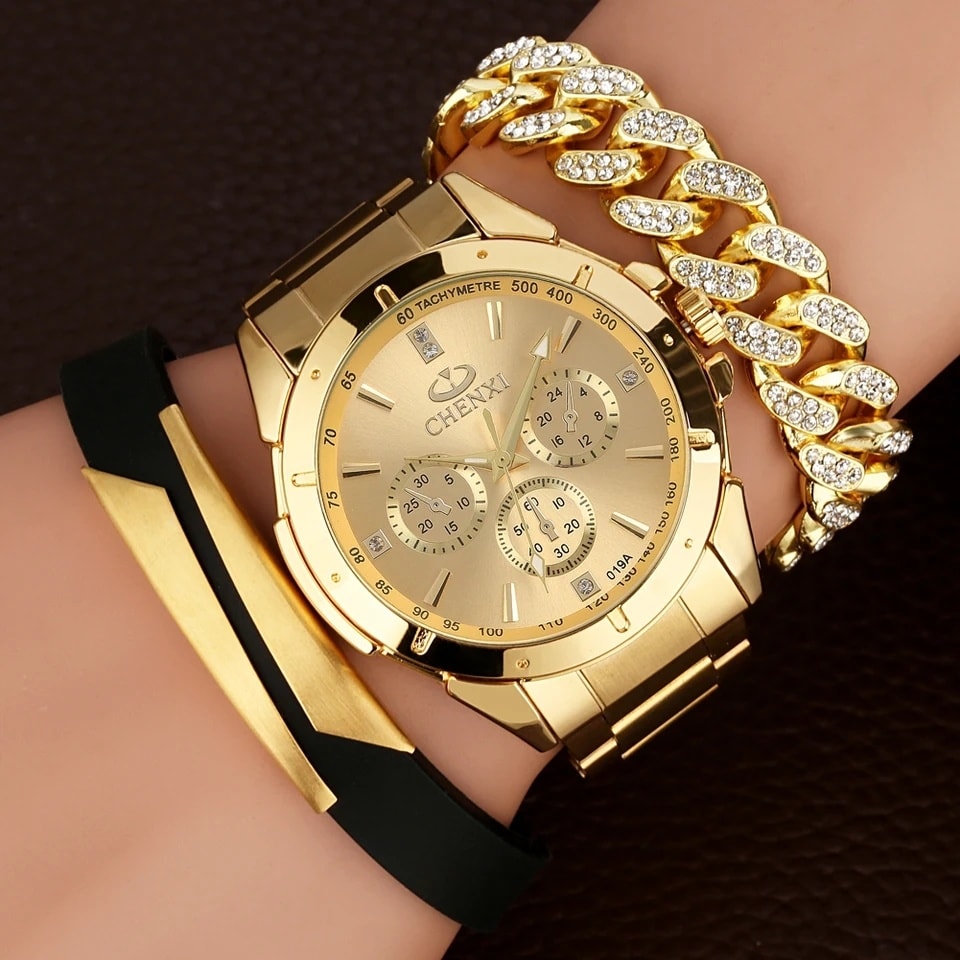 Perfect Gift! Men's and Women's Luxury Watch Set.