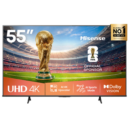 Hisense 55″ UHD 4K VIDAA Smart TV – 55A6Q