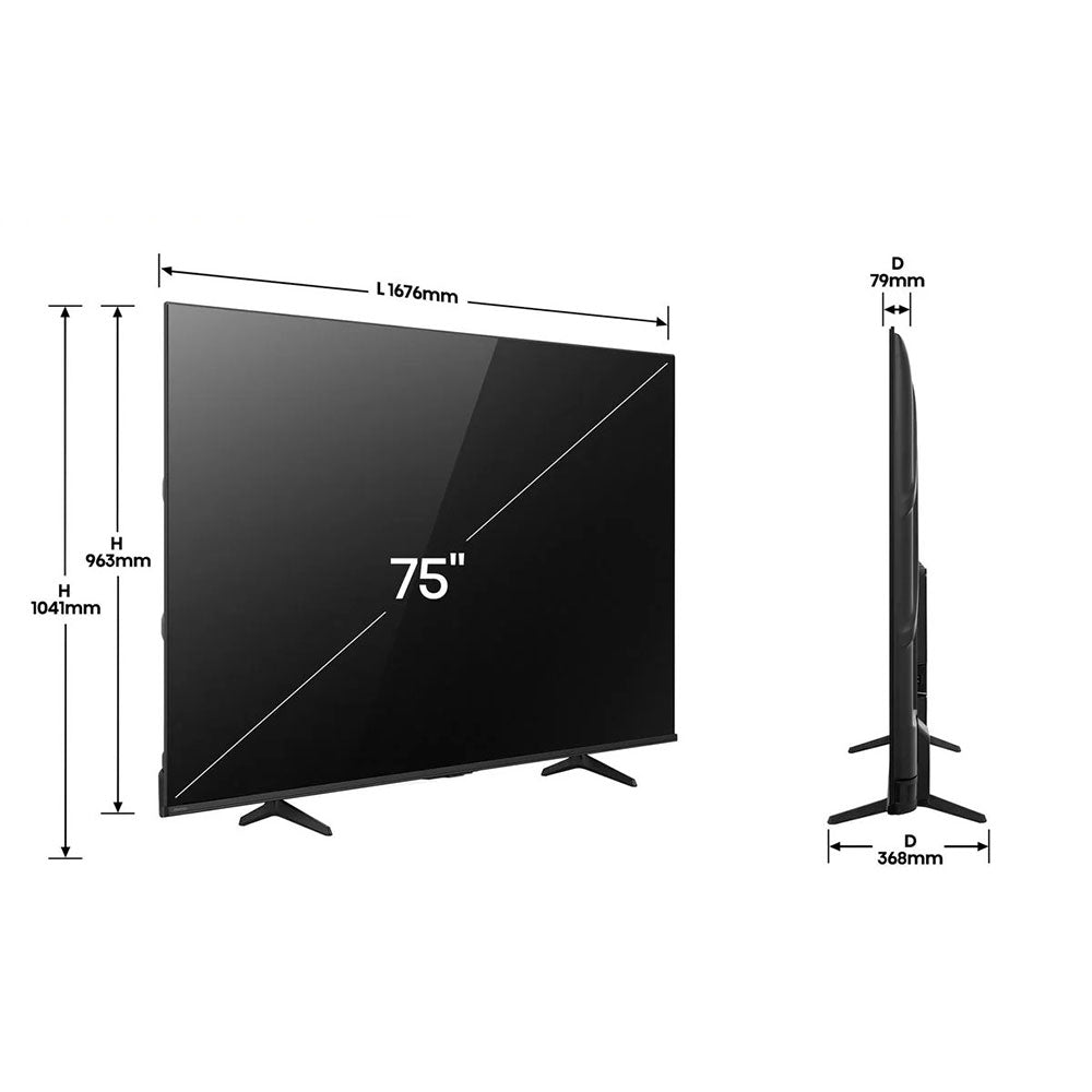Hisense 75″ A6Q UHD 4K VIDAA Smart TV - 75A6Q