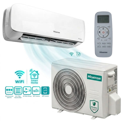 Hisense 12000BTU WIFI SMART Inverter AC AS-12TW4RYRKG05B