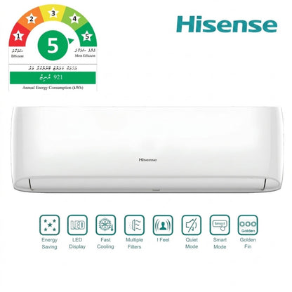 Hisense 5-Star Energy Saving 18000 BTU WIFI SMART Inverter AC
