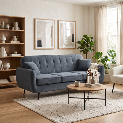 3 Seater Sofa Model: YA330 Colour: Dark Grey