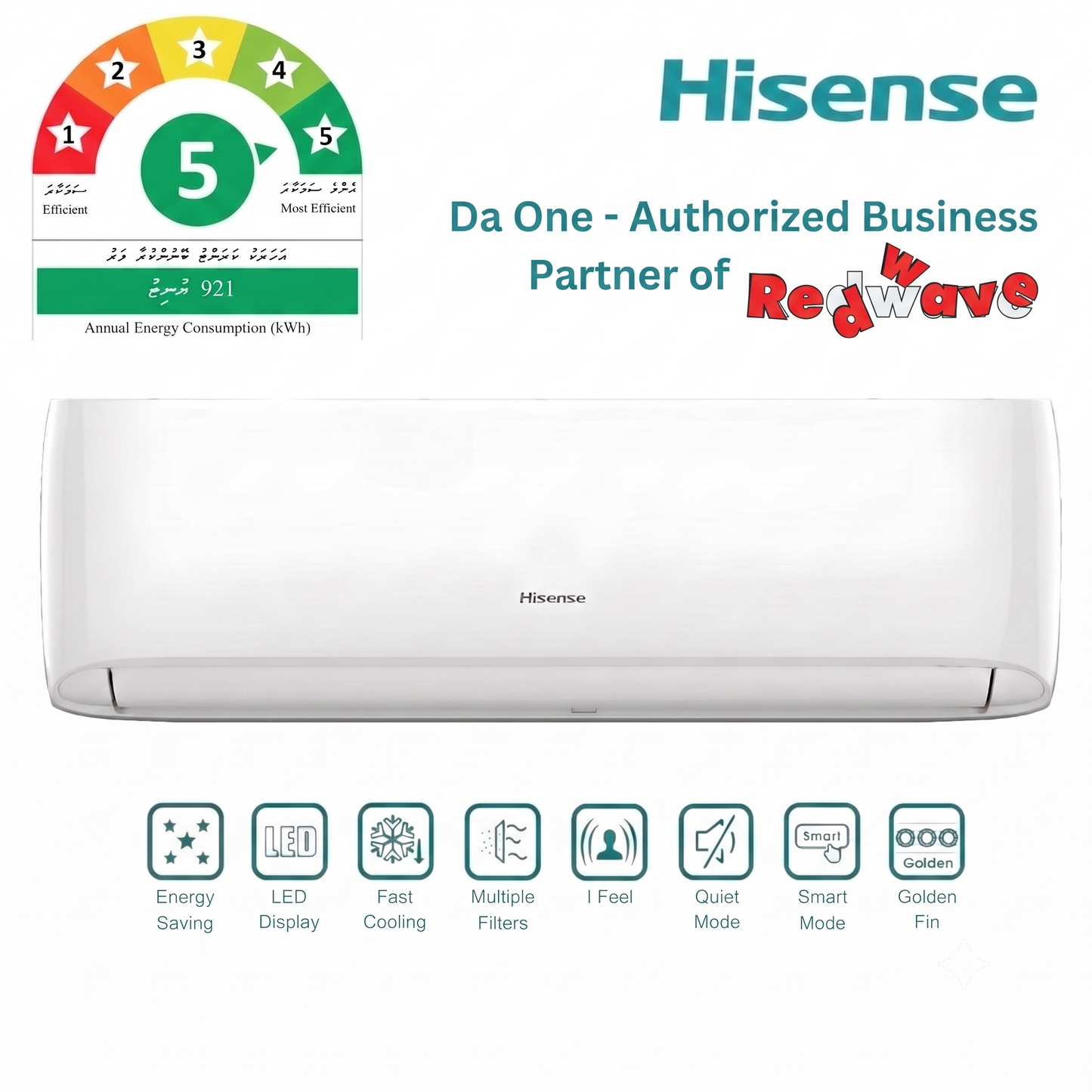 Hisense 5 Star Inverter Air Conditioner