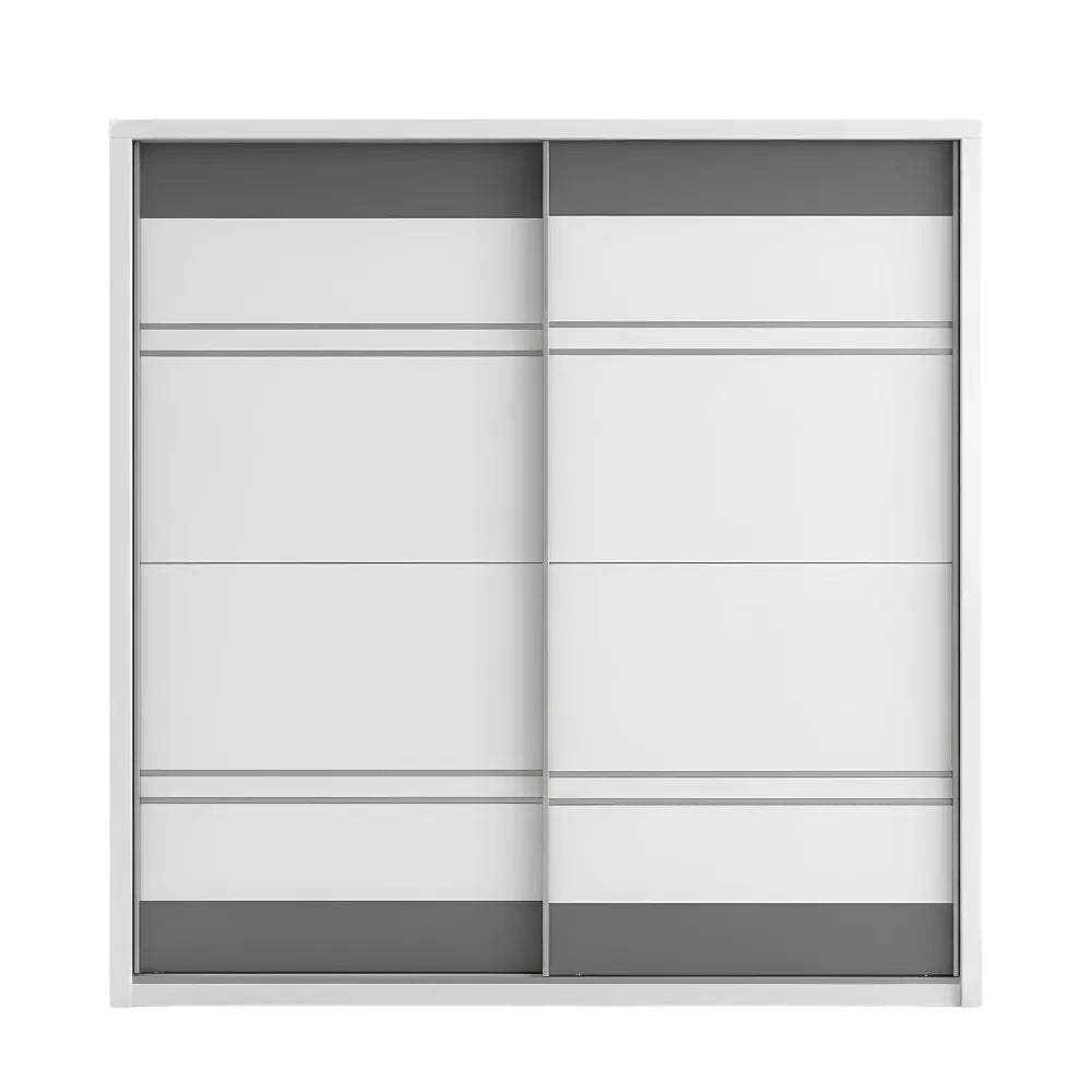 Queen Size Bedroom Set with Storage Bed & Sliding Door Wardrobe Model: P025