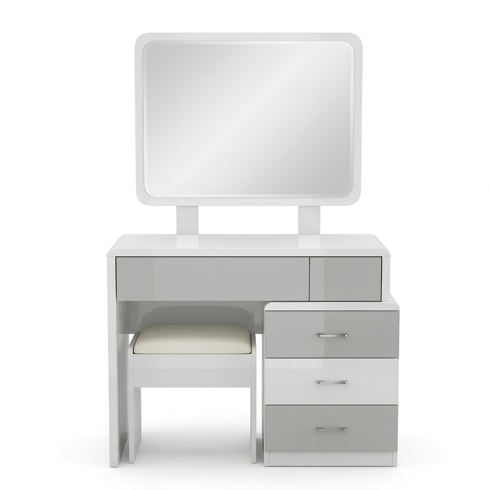 Queen Size Bedroom Set with Storage Bed & Open Door Wardrobe Model: P029