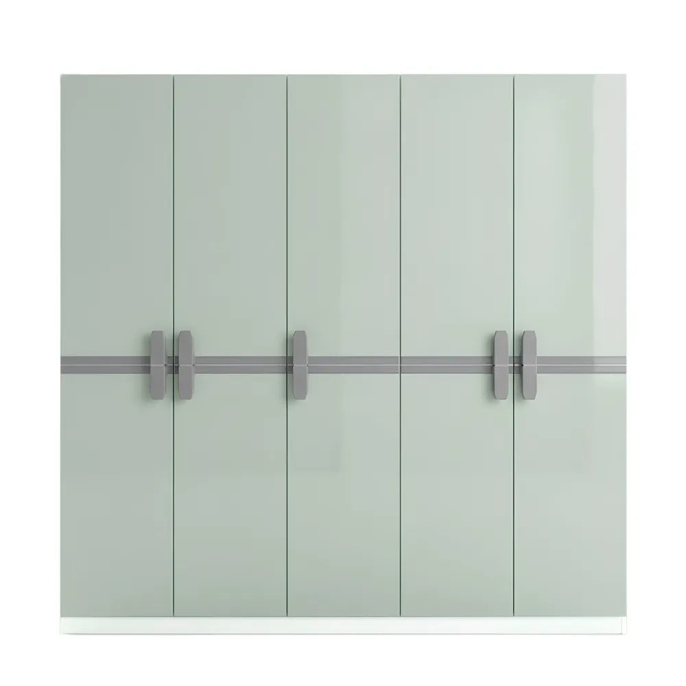 Queen Size Bedroom Set with Storage Bed & Open Door Wardrobe Model: P029