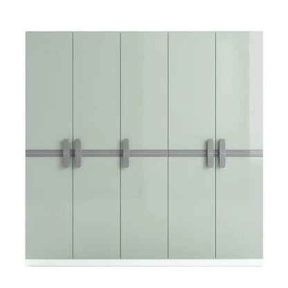 Queen Size Bedroom Set with Storage Bed & Open Door Wardrobe Model: P029