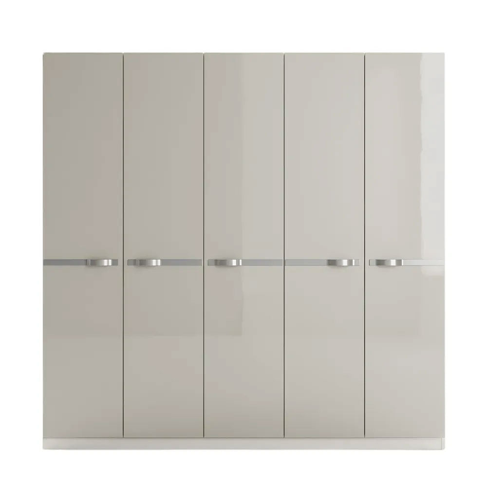 Queen Size Bedroom Set with Storage Bed & Open Door Wardrobe Model: P051