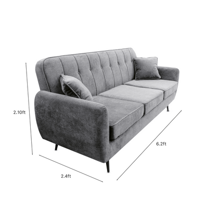 3 Seater Sofa Model: YA330 Colour: Grey