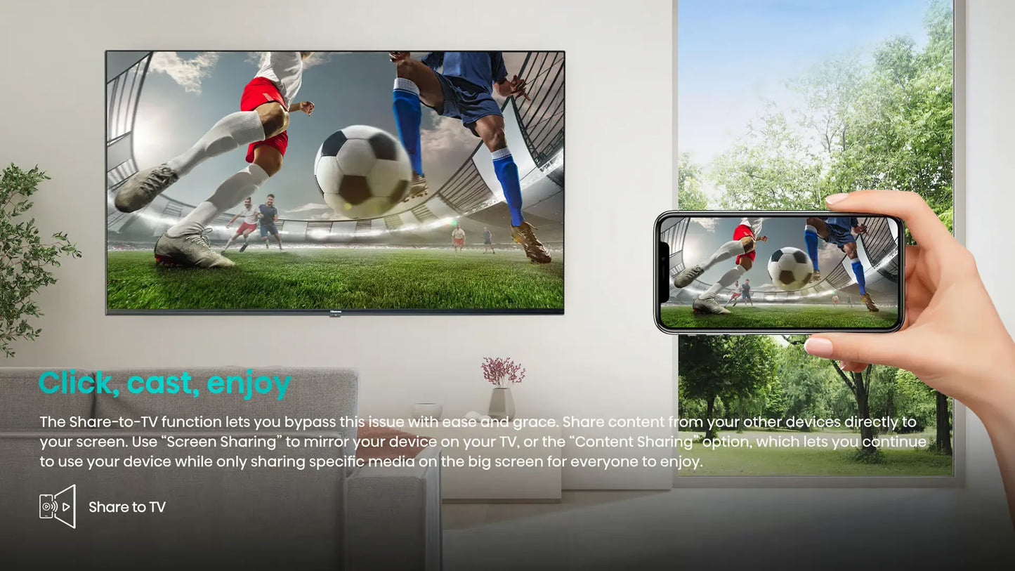 Hisense 50″ Q6N QLED 4K Smart Google TV -50Q6N