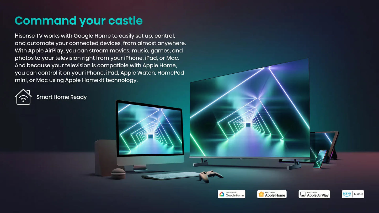 Hisense 50″ Q6N QLED 4K Smart Google TV -50Q6N