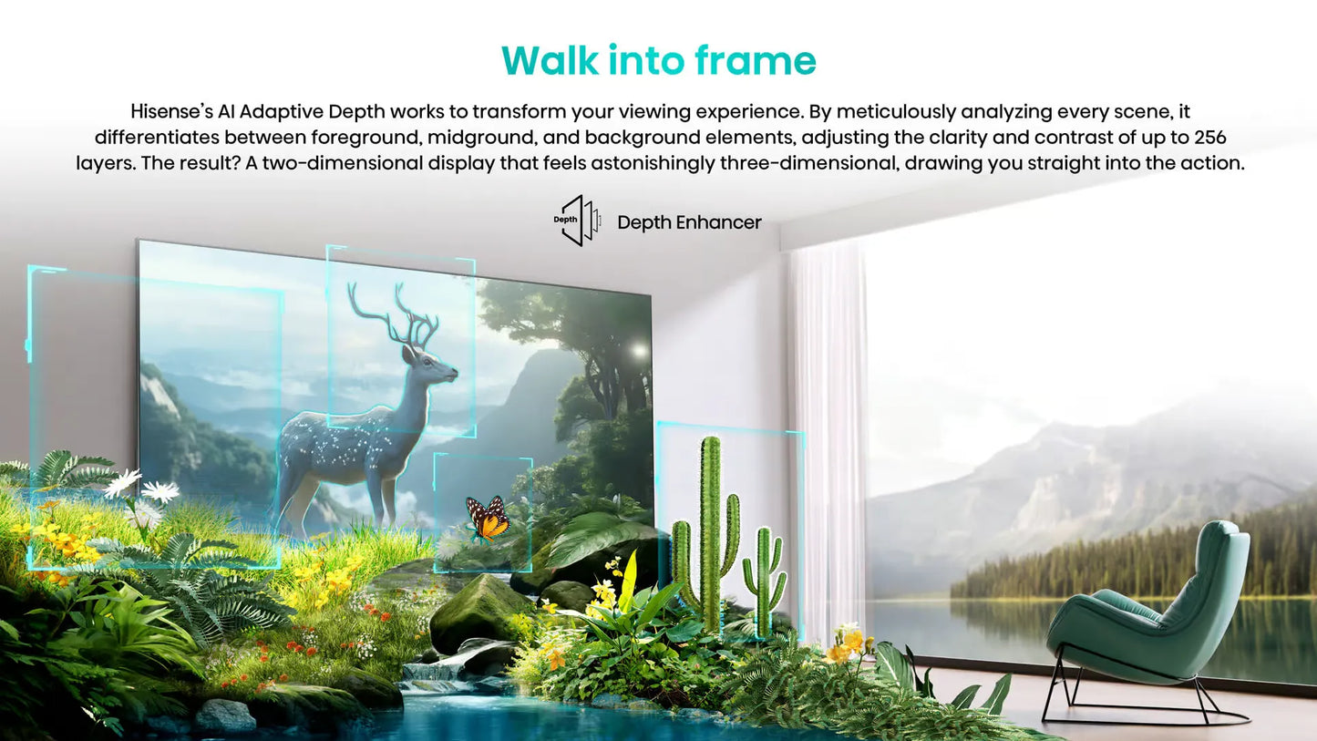 Hisense 50″ Q6N QLED 4K Smart Google TV -50Q6N