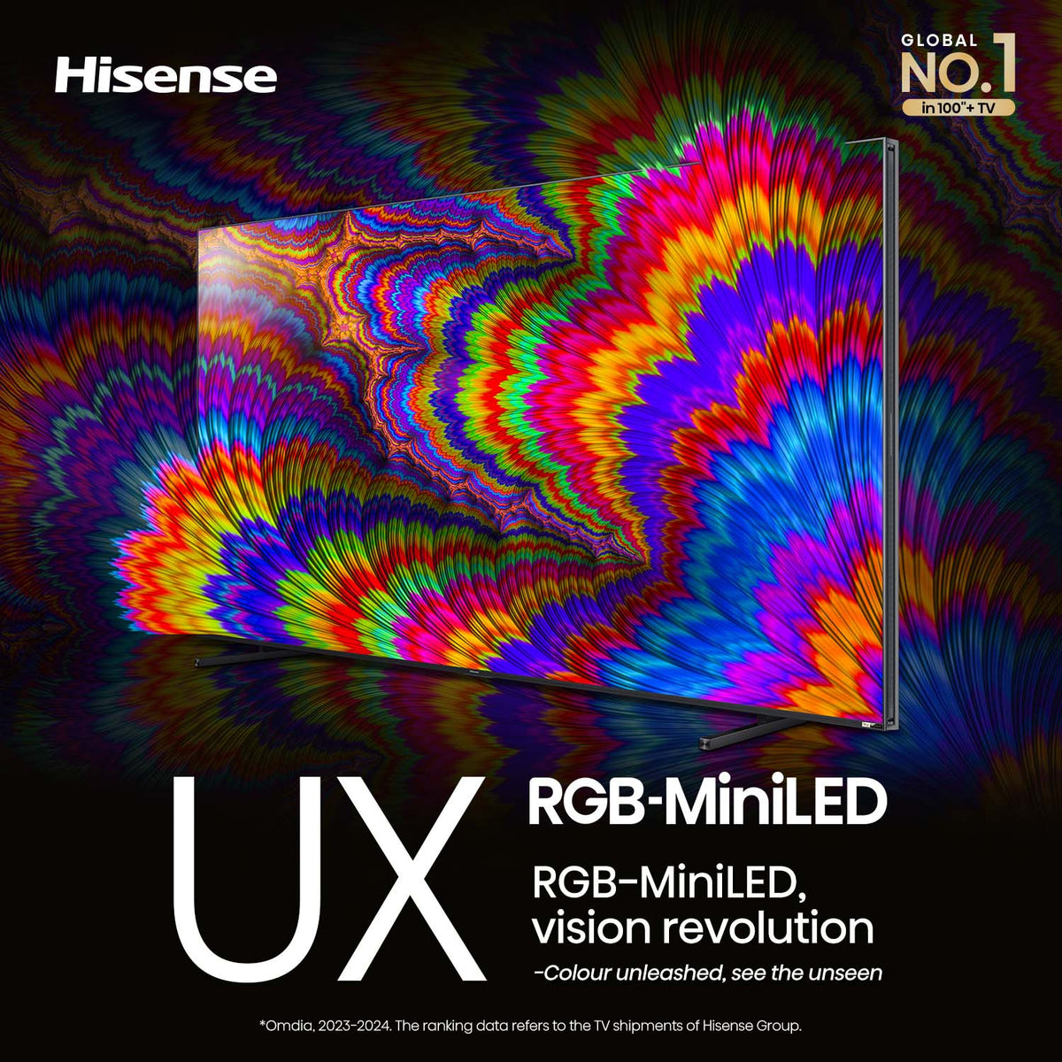Hisense 100″ UX RGB-MiniLED 4K VIDAA Smart TV - 100UX