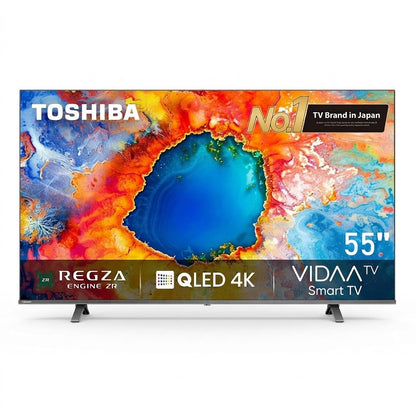 Toshiba 55″ 4K QLED VIDAA TV – 55C450NP