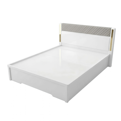 Queen Size Bedroom Set with Storage Bed & Open Door Wardrobe Model: P001