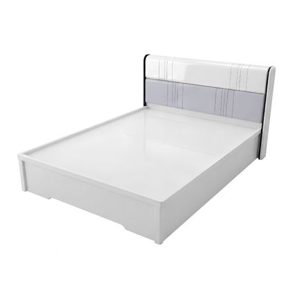 Queen Size Bedroom Set with Storage Bed & Open Door Wardrobe Model: P039