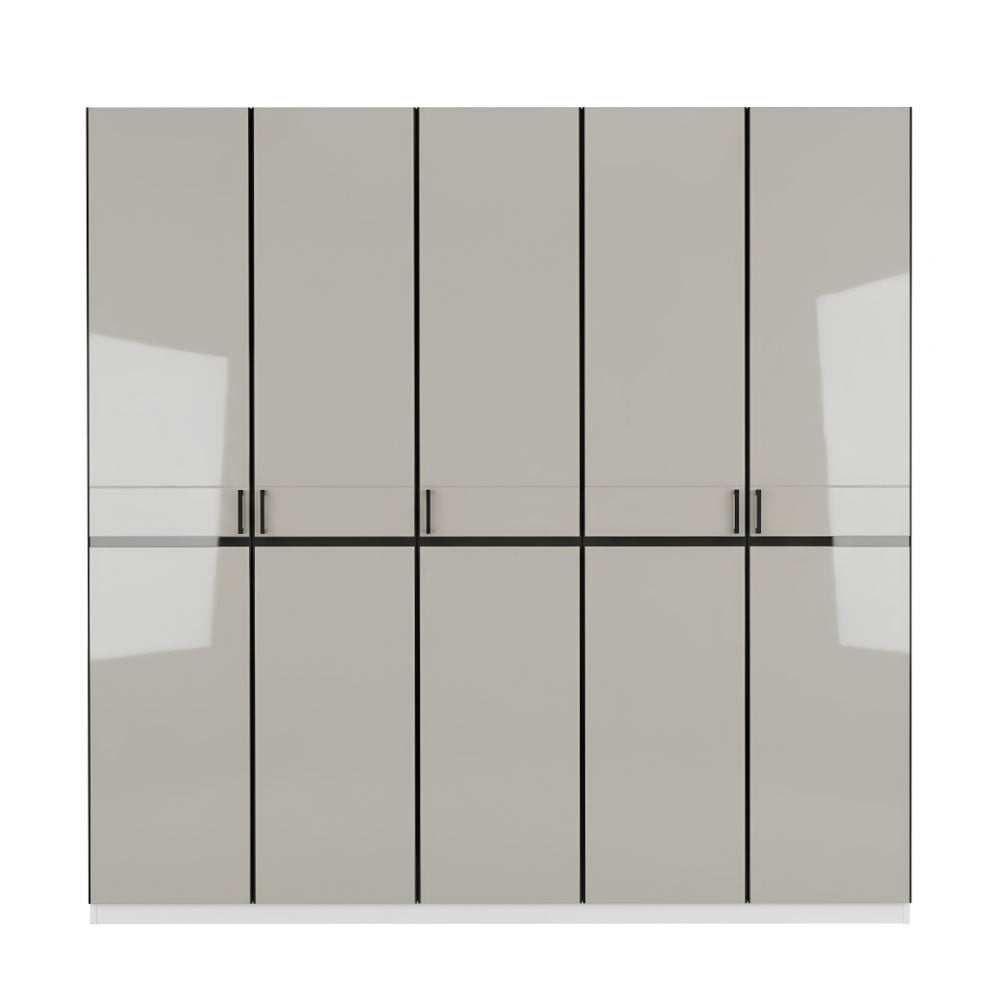 Queen Size Bedroom Set with Storage Bed & Open Door Wardrobe Model: P053