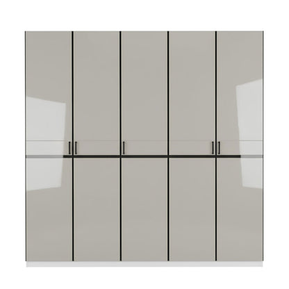 Queen Size Bedroom Set with Storage Bed & Open Door Wardrobe Model: P053