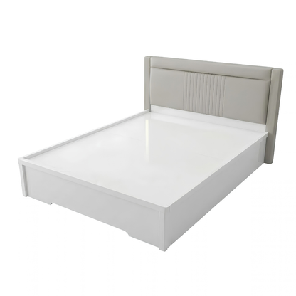 Queen Size Bedroom Set with Storage Bed & Open Door Wardrobe Model: P053