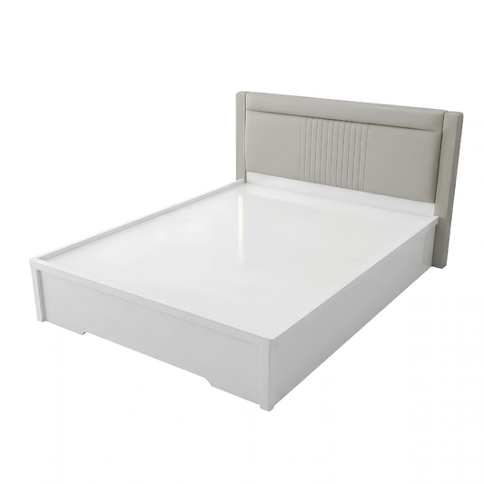 Queen Size Bedroom Set with Storage Bed & Open Door Wardrobe Model: P053
