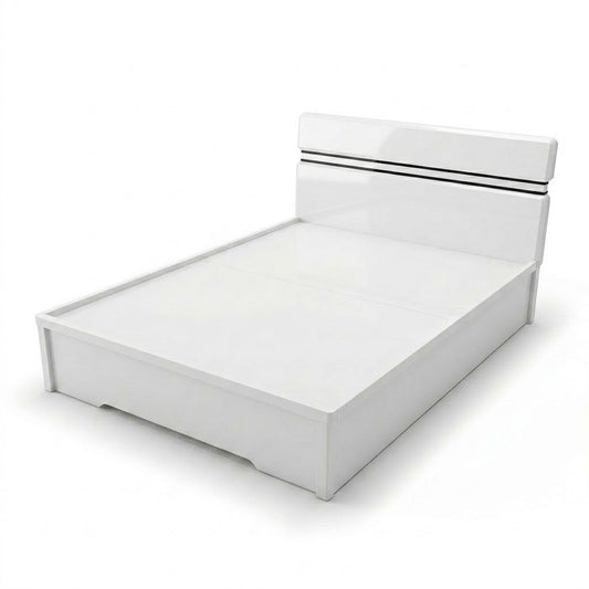 Queen Size Bedroom Set with Storage Bed & Open Door Wardrobe Model: P010