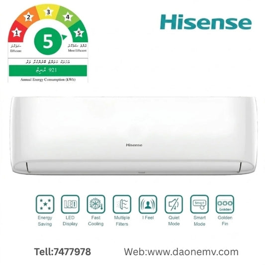 Hisense 5-Star Energy Saving 24000 BTU WiFi Smart Inverter AC