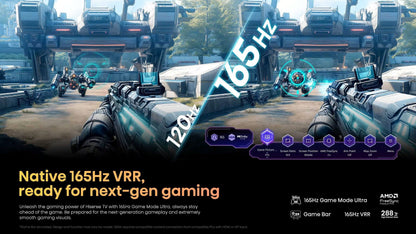 Hisense 65″ U7Q Pro ULED Mini-LED Pro 4K Gaming TV
