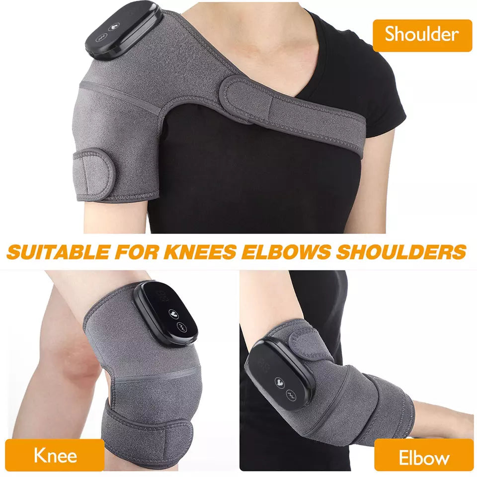 3 in1 Electric Heating Therapy joints Brace Arthritis Pain Relief Massager